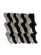 Kal-tsa Damentaschen Schwarz-Grau 12Pack