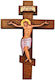 Hängender Holz Kreuz Handgefertigt 12 x 20 cm
