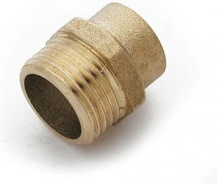 Male Copper Pneumatic Fitting 15 X 1/2" Heavy Type