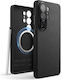 Husă Samsung Galaxy S26 Ultra Elago Magnetic Leather Vegan Piele Magsafe Negru Egs26msle69-bk