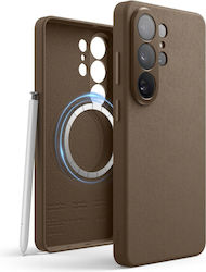 Case Samsung Galaxy S26 Ultra Elago Magnetic Vegan Leather Magsafe Taupe Egs26msle69-tou