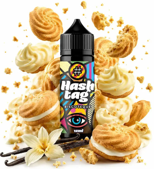 Hashtag Flavor Shot Biscoteque 12ml/120ml 1τμχ 8198015719 Biscoteque #32