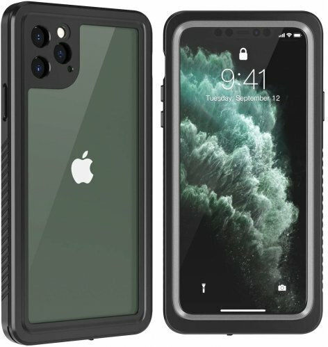 Водоустойчив Калъф Redpepper Apple iPhone 11 Pro Max 6.5" Удароустойчив Водоустойчив Черен