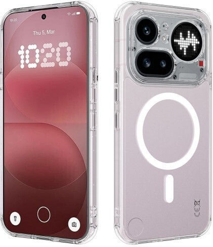 Handyhülle Klare Magsafe Cover Nichts Phone 4a Pro Transparent