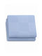 Comfort Pique Double Blanket 250x230cm Light Blue