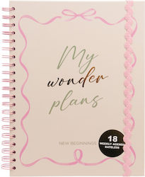 Diary Tri-coastal Weekly Dateless 18-Month 2026-2028 My Wonder Plans Diary Tri-coastal Weekly Dateless 18-Month 2026-2028 My Wonder Plans