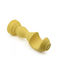 Import Hellas Wooden Yellow Wall Curtain Rail Base 2 Pieces
