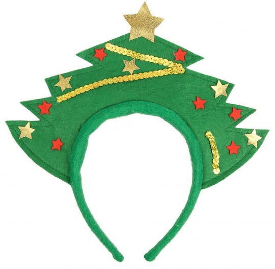 Grünes Weihnachtsbaum Stirnband