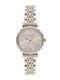Emporio Armani Γυναικείο Ρολόι 32mm Μπαταρίας με Ασημί Μεταλλικό Μπρασελέ