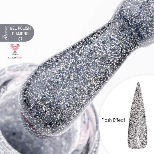 Alezori Ημιμόνιμο Βερνίκι Νυχιών Diamond D07 15ml