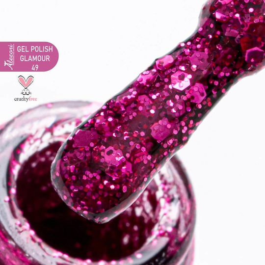 Alezori Ημιμόνιμο Βερνίκι Νυχιών Glamour 49 15ml