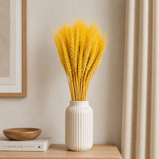 Artificial Decorative Bouquet Dried Wheat Stalks 70cm