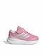 Runfalcon Kids Sports Shoes Running with Laces Pink