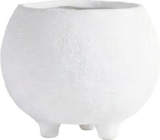 Espiel Ceramic Plant Pot White
