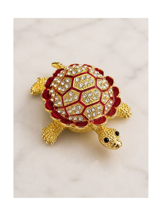 La Belle Maison Decorative Turtle Made of Metal D2072-2 8.5x6.5x4cm