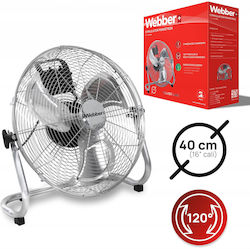 Webber Floor Fan 80W Fan Diameter 40cm White Webber Floor Fan 80W Fan Diameter 40cm White