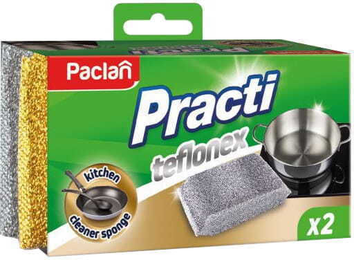 Practi Teflonex Paclan Kitchen Scourer 2 Pcs