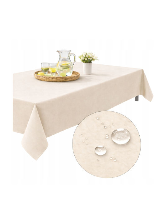 Now Art Τραπεζομάντηλο Αλέκιαστο Light Beige 155x180εκ.