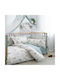 Vesta Home Σετ Βρεφικά Σεντόνια Κούνιας Βαμβακερά Petit Λευκά 165x120εκ. 3τμχ