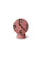 HK Living Vintage Pink Ceramic Wall Clock 12.5x9.5cm