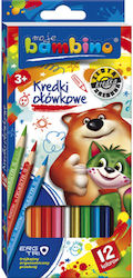 Bambino School Crayons 12 Colors Bambino School Crayons 12 Colors