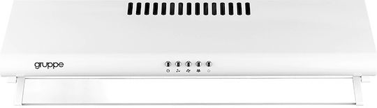 Gruppe Pratico 600 Standard Vent Hood 60cm White