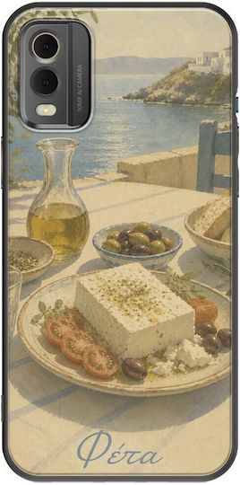 Калъф Kalokairi Collection Фета Nokia C32 Черен TPU Силикон