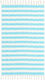 Ble Resort Collection Beach Towel Cotton Light Blue 180x90cm