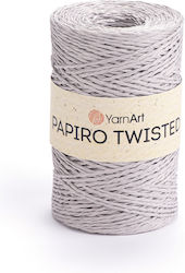 Yarnart Papiro Twisted 1301 Γκρι-μπεζ Νήμα Πλεξ...
