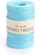 Yarnart Papiro Twisted 1304 Τιρκουάζ Νήμα Πλεξί...