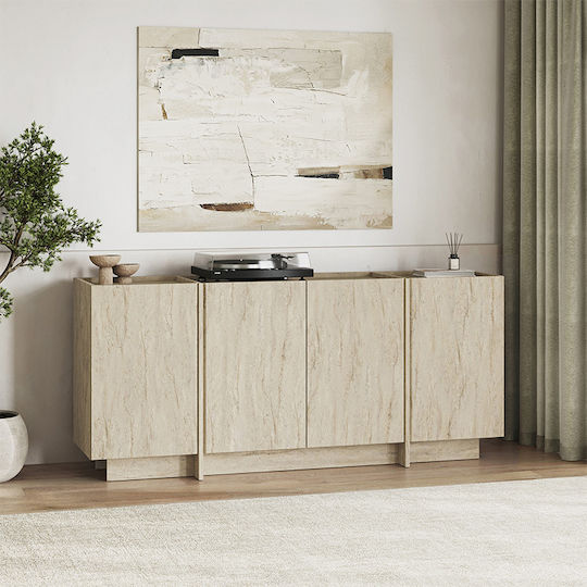 Μπουφές Dorma Ξύλινος Εκρού 180x45x80.2cm