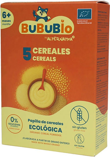 Alternativa Φρουτόκρεμα BuBuBio BIO 5 Cereals Porridge 200gr