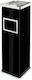 Alda Plastic Waste Bin 22lt Black