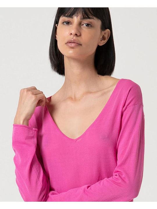 Bluza Damă Bumbac Roz