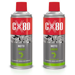Cx80 Moto Chain Synthetic Oil Motorcycle Chain Lubricant 500ml X2
