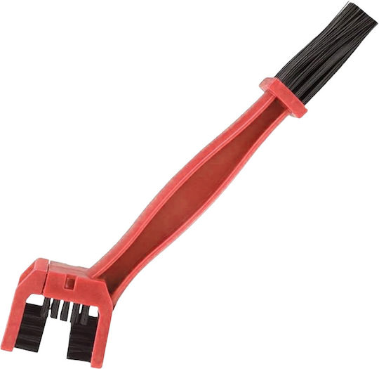 Biketec Chain Cleaning Brush 25.6cm X 6cm X 3.2cm Red Color