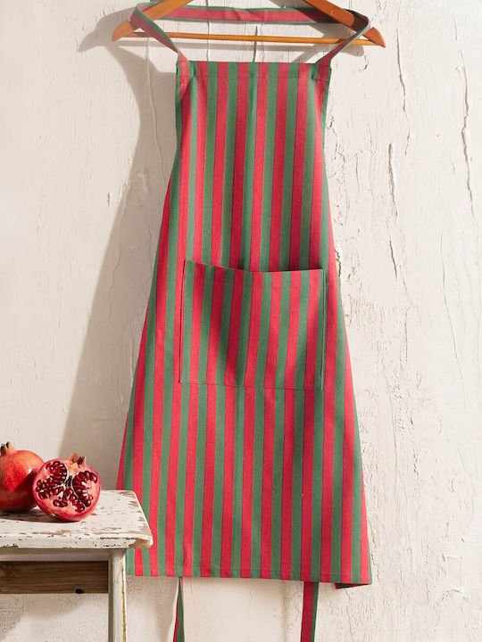 Rythmos Kalamata Küchen Schürze Rote 108-106-3223