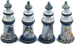Wooden Blue-Sky Blue Lighthouse Summer Designs 31067 Wooden Blue-Sky Blue Lighthouse Summer Designs 31067
