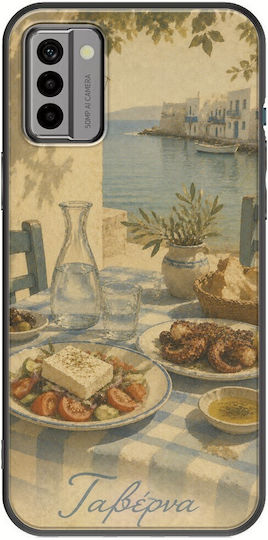 Калъф Kalokairi Collection Таверна Nokia G22 Черен TPU Силикон