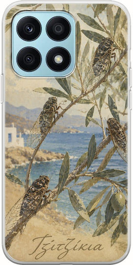Калъф Kalokairi Collection Тжитжики Honor X8a Гъвкав TPU Прозрачен Силикон