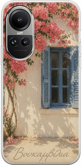 Kalokairi Collection Bougainvillea Oppo Reno 10 Pro 5g Flexible TPU Transparent Silicone Case