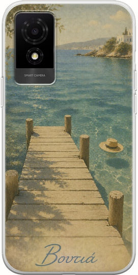 Husă Kalokairi Collection Scufundare Tcl 501 Flexibil Tpu Silicon Transparent