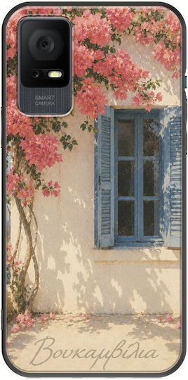 Θήκη Kalokairi Collection Βουκαμβίλια Tcl 406 Black Tpu Μαύρη Σιλικόνη