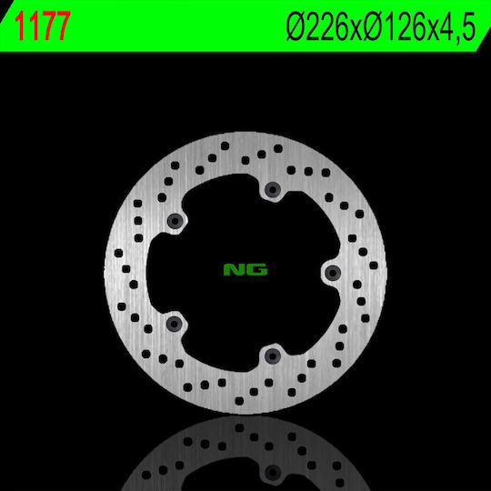 Ng Rear Brake Disc Peugeot Geopolis Satelis 2006-2013 226x126x4.5mm