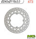 Front Brake Disc Honda Cr Xr '84-'94 240x118x3 Mm 4x6.5 Mm