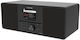 TELESTAR Ηχοσύστημα 2.0 Top 300 5700300 15W με CD Player, WiFi και Bluetooth Μαύρο
