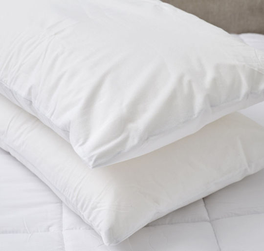 Cokitex Jersey Set Pillowcases Waterproof White 50x70cm