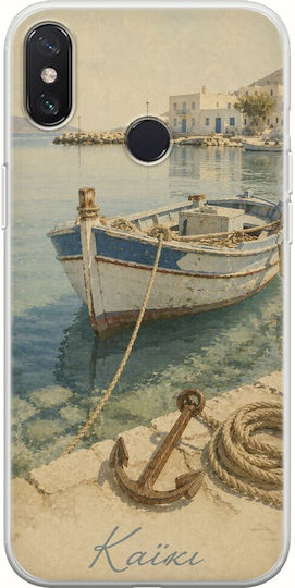 Husă Kalokairi Collection Bărci Xiaomi Mi A2 Lite TPU Flexibil Silicon Transparent