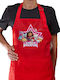 Koupakoupa Gabby Dollhouse (Casa De Păpuși A Lui Gabby) Şorţ De Bucătărie Roșu 22x40cm KP_31604_apron-red