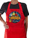 Koupakoupa Totoro Catbus Кухненска Престилка Червена 22x40см KP_32013_apron-red